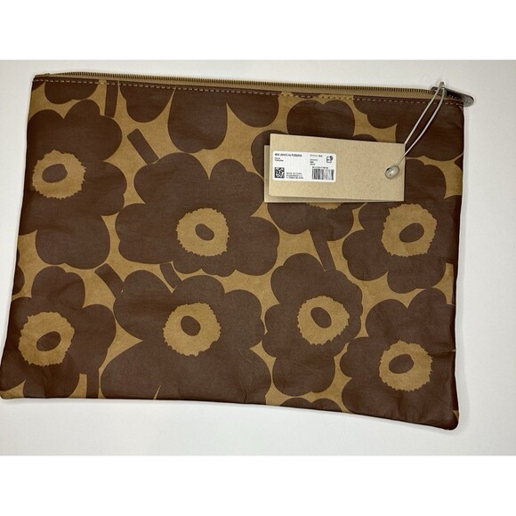 Marimekko Mini Unikko A4 Pussukka Recycled Material NWT - Picture 1 of 11